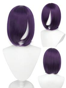 12 英寸合成假发，适合角色扮演，多色短假发，耐热高温纤维假发，适合节日服装