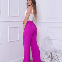 A-Lows A&L Women's Dune Pantalone Pants With Elastane - 玫瑰紅 - 查看 5