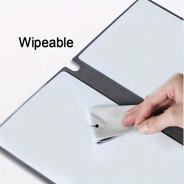 Portable A5 Reusable Whiteboard Notebook: Weekly Planner, Faux Leather Memo Pad, Free Whiteboard Marker & Eraser Cloth Back To School