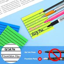 600 Sheets Transparent Sticky Notes With Lines, 12 Pads Lined Translucent Sticky Notes 3x3 Inch Clear For Aesthetic School Office Supplies Back To School