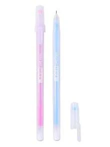 1 Bộ 12 Bút Bi Trong Suốt Màu Mờ, Đầu 0.5 Mm, Học Sinh/Sử Dụng Hàng Ngày - Nhiều màu - Xem 3