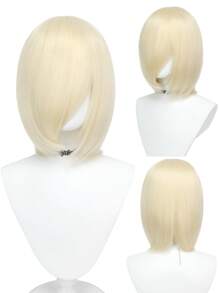 12 英寸合成假发，适合角色扮演，多色短假发，耐热高温纤维假发，适合节日服装