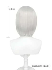 12 英寸合成假发，适合角色扮演，多色短假发，耐热高温纤维假发，适合节日服装