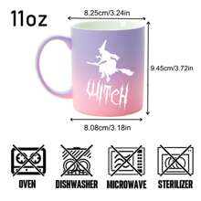 1 个 11 盎司个性化定制名字马克杯万圣节主题陶瓷马克杯，万圣节，送给儿子和女儿的最佳万圣节礼物，牛奶杯，万圣节庆祝活动的理想礼物，送给朋友的迷人礼物 - 萬聖節禮物 - 查看 2