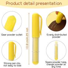 Phấn vải (Đỏ, Vàng, Trắng, Xanh) - Phấn may có thể xóa được dùng cho chần bông và may vá - Tương thích với hầu hết các loại vải (Bao bì ngẫu nhiên) - Nhiều màu - Xem 10