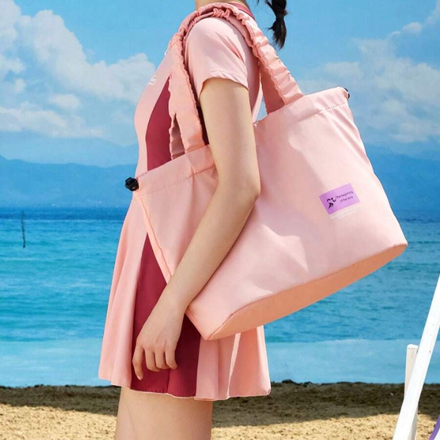 Túi thể thao sọc Túi đựng đồ ướt khô Túi du lịch Túi đựng đồ tập thể dục Túi vải thô mini Quà tặng Giáng sinh cho nam và nữ Trẻ em Thiết yếu Kỳ nghỉ Bãi biển Mùa hè Không thấm nước Nhẹ Dung tích lớn Phụ kiện di động - Nhiều màu - Xem 1