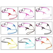 1 bộ dây đeo kính co giãn unisex và móc tai silicon thể thao cho nam nữ, kính mắt thời trang, kính đọc sách (chữ trên gọng kính ngẫu nhiên) Phụ kiện kính mắt cho nữ - Nhiều màu - Xem 3