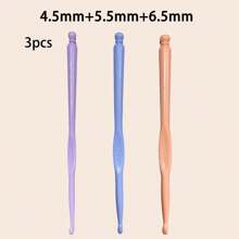 1pc-52 chiếc móc nhựa đan móc DIY, kim mũi lớn, đánh dấu mũi đan móc nhiều màu, kéo hình chữ U nhiều màu sắc dành cho người yêu thích đan móc để làm vớ, mũ, khăn quàng cổ, túi xách (Màu ngẫu nhiên) - Nhiều màu - Xem 16