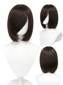 12 英寸合成假发，适合角色扮演，多色短假发，耐热高温纤维假发，适合节日服装