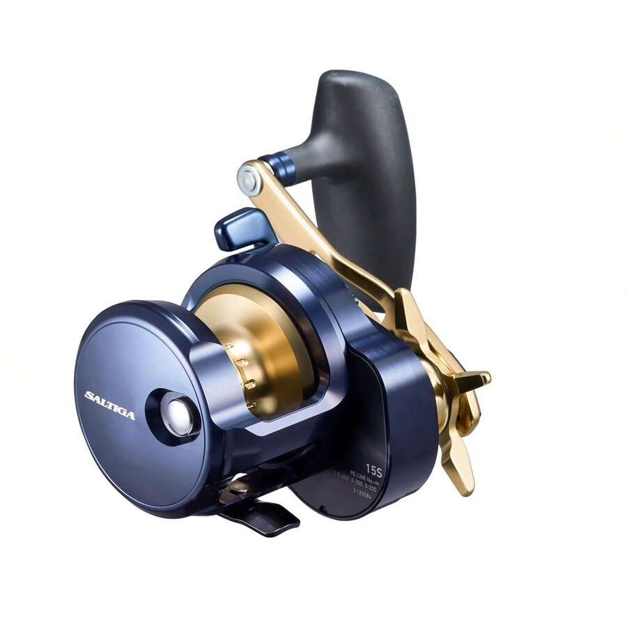 DAIWA 渔线轮 SALTIGA 15SL 2022型号 - 黑色 - 查看 1