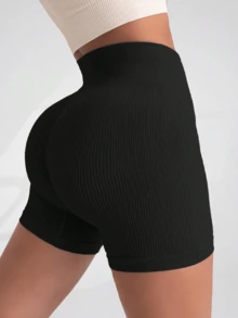 Bộ 6 món Nữ Cao Cấp Liền Mạch Quần Short Tập Yoga, Hút Ẩm & Thoáng Khí, Màu Trơn Quần Short Thể Thao Đa Năng - Nhiều màu - Xem 3