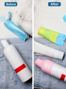 6 Cái/bộ Vỏ đàn hồi chống rò rỉ, Hành trình cần thiết, Phụ kiện du lịch cho vali, Thích hợp cho phụ nữ và nam giới, Nắp chai silicon cần thiết khi đi du lịch, Phù hợp với hầu hết các chai vệ sinh cỡ du lịch (Đen) - màu đen - Xem 4