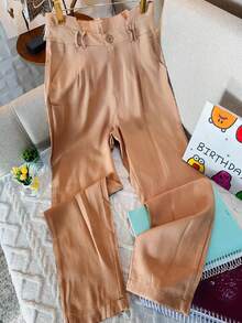 Crystal Love 886 Women's Tailor Pants - 卡其色 - 查看 1