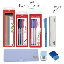 School/Back To School Supplies Kit Complete Faber Castell Case - 藍色 - 查看 1