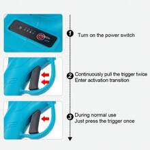 Kéo cắt tỉa chạy điện không chổi than Hormy 18V, Bộ pin kép - Điều chỉnh 4 tốc độ 700W, Lưỡi thép carbon cường độ cao, Kéo làm vườn dùng pin Li-Ion không dây, Gói hàng bao gồm: 1 Thân máy + 2 Pin X 3.0Ah + 1 Bộ sạc nhanh (Tương thích) Với Pin Li-Ion Chính Hãng Makita 18V) - Phích cắm loại C của EU (220-240V) - Xem 8