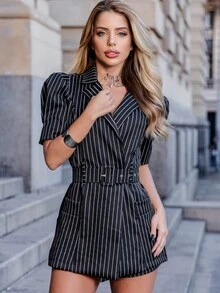 Women Jumpsuits - Black and White - View 5
