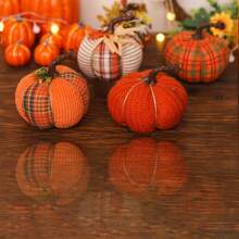 1 pièce de nouvelle décoration de citrouille en tissu pour la fête des récoltes, citrouille orange surdimensionnée avec poignée, décoration de fête de Thanksgiving, convient pour la décoration de la maison, la décoration de scène, la décoration de fête, la décoration de style fermier, la décoration de restaurant, Noël