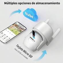 Ojo® 3mp Cámara De Seguridad Wifi Exterior Con Led Alarma, compatible con el sistema Srihome