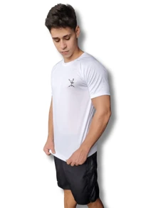 Kit 5 Men's Dry Fit T-Shirt Gym Casual Training Sports Exercise Running - Nhiều màu - Xem 2