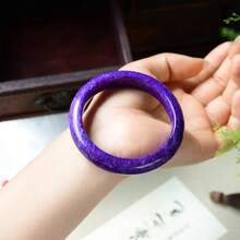 1 Vòng tay đá Sodalite thời trang, đeo hàng ngày - Màu tím - Xem 11