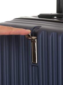 STAR SHOP Onboard Travel Suitcase 10kg Small Rigid 360° Anac Bag - Màu xanh lam - Xem 3