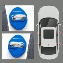 4pcs Stainless Steel Car Accessories Protecte Door Lock Covers For Toyota For Tacoma For RAV4 For Yaris For Camry For Corolla Auto Decorate Styling - Multicolor - View 9