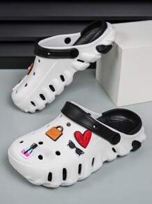 Women's Hand Made Hollow Out 3D Flower Heart Slip On Sandals - Elegant, Versatile, Breathable, Suitable For Outdoor Walking, Beach, Fashion All Seasons Spring, Summer, Fall - White - View 5