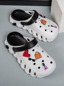 Women's Hand Made Hollow Out 3D Flower Heart Slip On Sandals - Elegant, Versatile, Breathable, Suitable For Outdoor Walking, Beach, Fashion All Seasons Spring, Summer, Fall - White - View 8