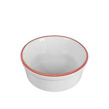 2 Porcelain Cat Dog Feeders 300ml Copper Edge - Đồng - Xem 3