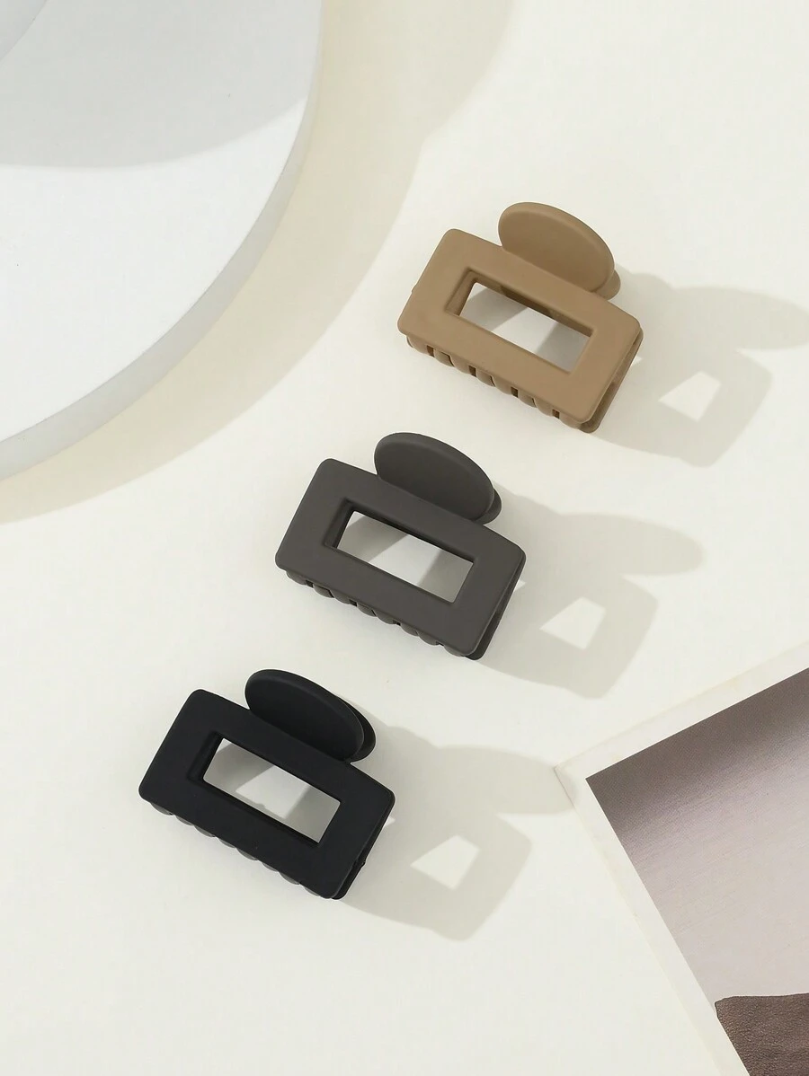 3入組實心卡髮夾（適用於厚髮），強力固定髮夾，蝴蝶髮夾髮夾髮針，女性休閒時尚髮飾