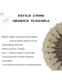 Decorative Fans - Black - View 4