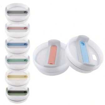 1 paquete de tapas de sellado para botellas de agua, tapas de repuesto de 30 oz/40 oz, diámetro de 3.93", tapas de repuesto a prueba de derrames, tapas para tumblers de 40 oz, tapas para tumblers
