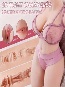 1 pezzo Sexy Masturbatori Maschili Bambola Per Uomini, Torso Femminile 3 In 1 Amore Con Struttura 3d Realistica Vagina E Ano Stretto Piacere Maschile Figa Tascabile Giocattolo Adulto Piacere Adulto