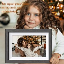 """10.1"""" WiFi Digital Photo Frame With Touch Screen, Smart Cloud Storage, 32GB Memory, Wall Mountable, Auto-Rotate, Motion Sensor, Share Photos Via Frameo App - Perfect For Displaying Your Precious Memories!""" - màu đen - Xem 6