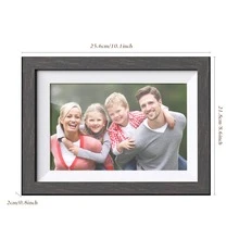 """10.1"""" WiFi Digital Photo Frame With Touch Screen, Smart Cloud Storage, 32GB Memory, Wall Mountable, Auto-Rotate, Motion Sensor, Share Photos Via Frameo App - Perfect For Displaying Your Precious Memories!""" - màu đen - Xem 7