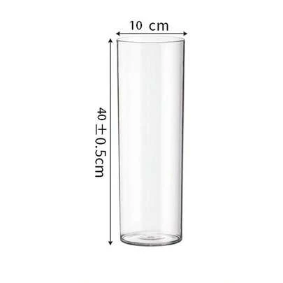 塑料透明花瓶，高透仿玻璃花桶，花店泡花桶，水培大花瓶，水培植物，亚克力花瓶