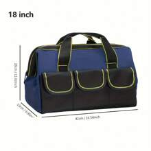 Multifunctional Tool Bags 1680D Waterproof Oxford Cloth Electrician Bag Wear Resistant Thickening Portable Tools Storage Bag Storage