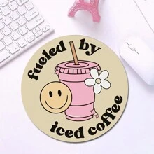 带防滑橡胶底座的小型鼠标垫，适用于台式机、无线电脑鼠标、办公室、笔记本电脑、家庭办公室装饰的趣味鼠标垫，适合女性和女孩的可爱办公用品礼物 - 彩色 - 查看 5