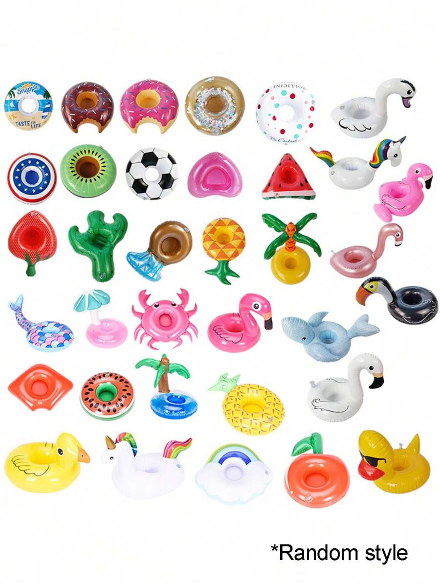 Sottobicchieri Antivento Di Plastica - 8 Pezzi Multicolor Per Feste E Giardino - Foto 7