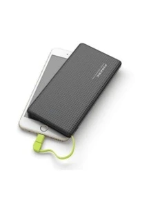 Power Bank Portable Charger 5,000 Mah + Cable - 黑色 - 查看 1