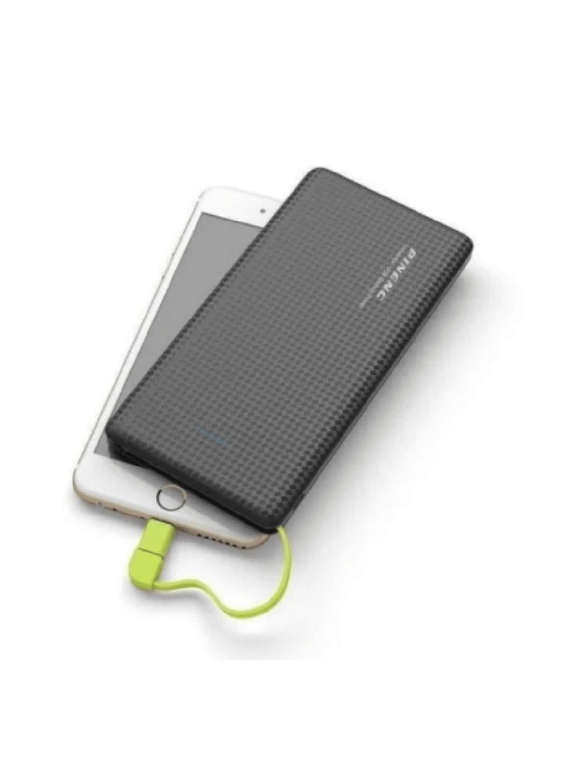 Power Bank Portable Charger 5,000 Mah + Cable - 黑色 - 查看 1