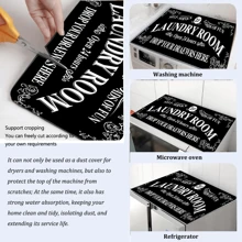 1pc Washer And Dryer Top Cover Pad, Drying Mat, Anti-Slip Laundry Machine Dust Cover, Kitchen Dish Mat, Suitable For Sink Area- Washer, Dryer, Anti-Skid Floor Mat, Bathroom Supplies, Laundry Room Supplies - Laundry Room - View 10
