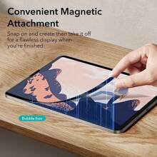 Magnetic Paper Film Screen Protector Compatible With IPad Pro 11 Inch (2022/2021/2020/2018), IPad Air 5th / 4th Generation (10.9",2022 / 2020), Air6 2024, Paperfeel Film IPad (10.2-Inch, 2021/2020/2019 Model, 9th / 8th / 7th Generation)Matte PET Film For Drawing Anti-Glare, Apple Pencil Compatible,Ipad Pro 12.9,Air12.9 2024ipad 10 2022,IPad 9.7 Inch Gift For Birthday, Family, Friends Pad Screen Protector, Pad Accessories