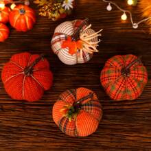 1 pièce de nouvelle décoration de citrouille en tissu pour la fête des récoltes, citrouille orange surdimensionnée avec poignée, décoration de fête de Thanksgiving, convient pour la décoration de la maison, la décoration de scène, la décoration de fête, la décoration de style fermier, la décoration de restaurant, Noël