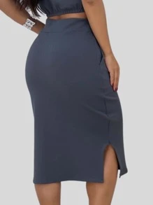 Female Set - رمادي - مشاهدة 3