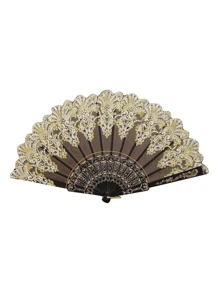 Decorative Fans - Black - View 5