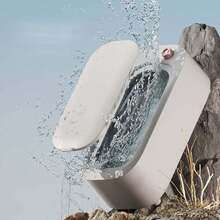 Multipurpose Fully Automatic Eyewear Cleaner Home Use Jewelry Denture Invisible Contact Lens Washer (S800) - White - View 3