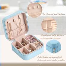 1 件旅行珠宝伴娘盒定制珠宝盒旅行珠宝盒鼠尾草绿盒伴娘礼物个性化盒子名称