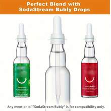 8 Pcs Glass Dropper Compatible With Sodastream Flavors Bubly Drops For Soda Stream Accessories - Clear - View 3