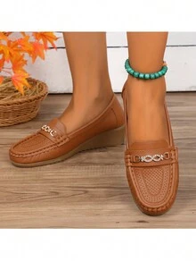 新款时尚棕色高跟鞋 - 棕色 - 查看 4